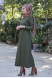 Kışlık Haki Elbise- Seda Tiryaki