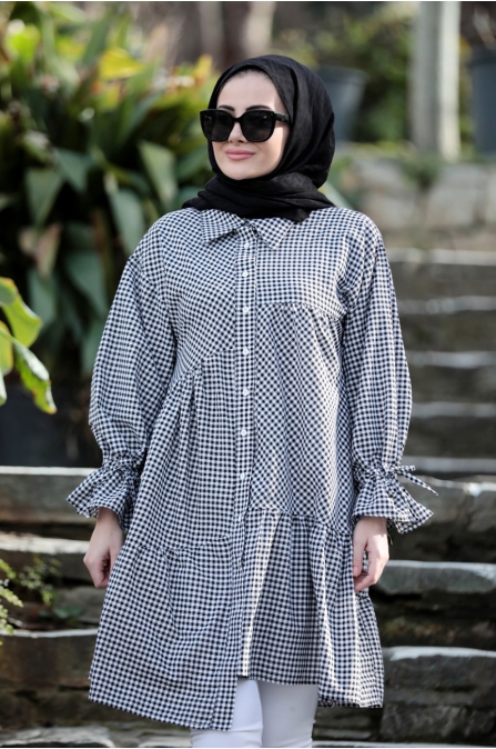 Maxi Tunik - Siyah - Seda Tiryaki