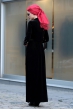 Selma Sarı - İncili Kadife Elbise - Siyah