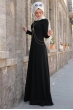 Zincirli Siyah Elbise - Sema Şimşek
