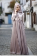 Leylak Abiye - Lila - Som Fashion