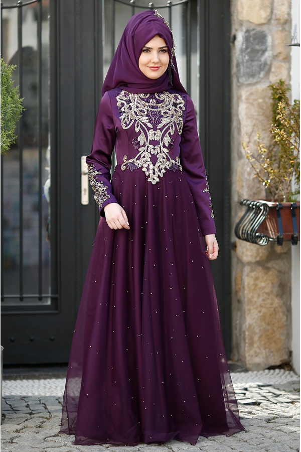 Som Fashion - Rana Abiye - Mürdüm