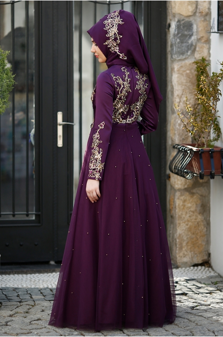 Som Fashion - Rana Abiye - Mürdüm