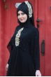 Som Fashion - Nur Abiye - Siyah