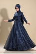 Ela Abiye - Lacivert - Som Fashion