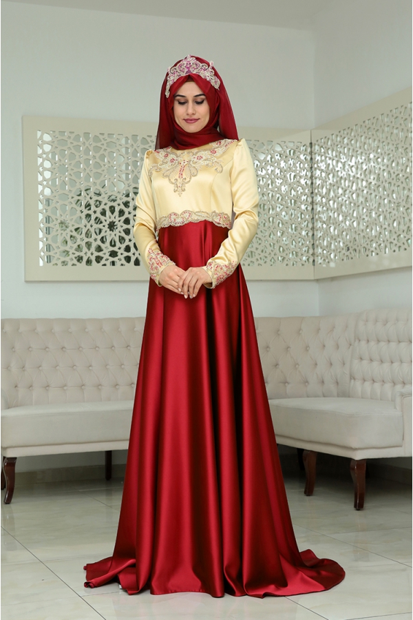Osmanlı Abiye - Kırmızı - Som Fashion