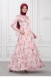 Bahar Elbise - Pudra - Som Fashion