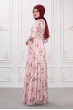 Bahar Elbise - Pudra - Som Fashion