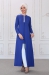 Burcu Tunik Pantolon Takım - Saks - Som Fashion