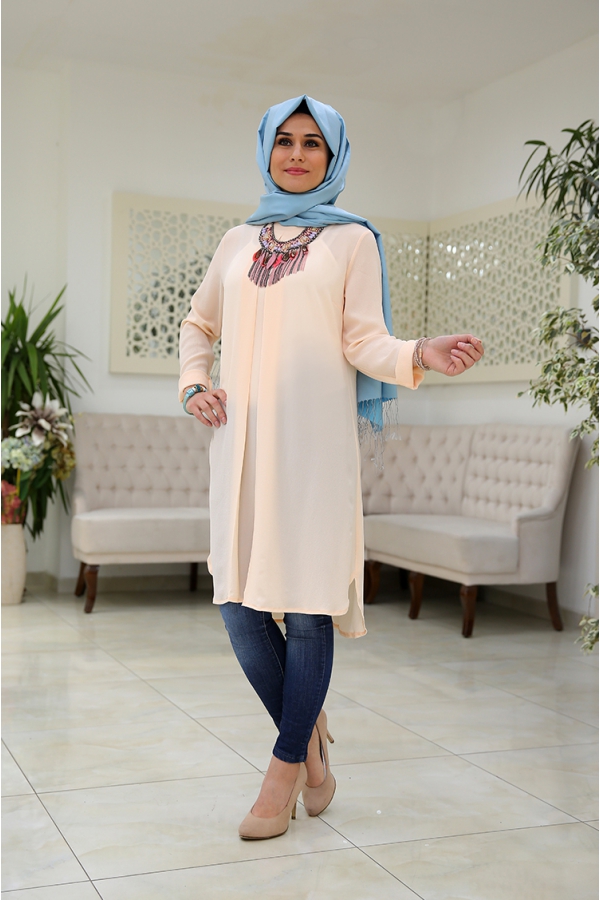 Sena Tunik - Krem - Som Fashion