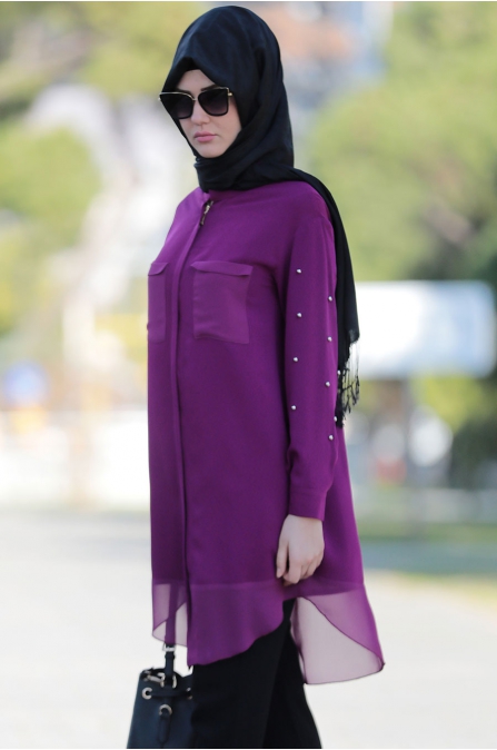 Som Fashion - Fuşya Tarz Tunik