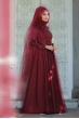 Aden Abiye - Bordo - Sümay Moda