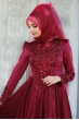 Aden Abiye - Bordo - Sümay Moda