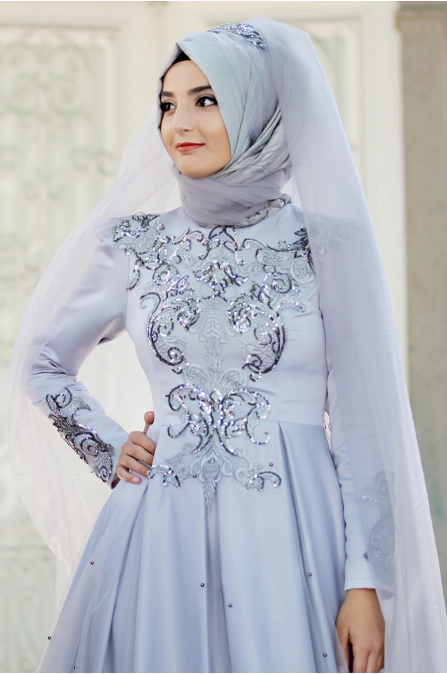 Aden Abiye - Gri - Sümay Moda