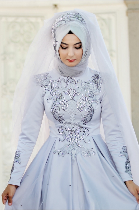 Aden Abiye - Gri - Sümay Moda