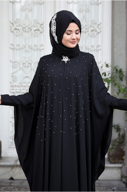 Mahpeyker Abiye  - Siyah - Sümay Moda