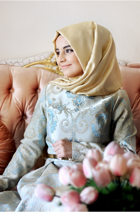 Sümay - Bebe Mavisi Azra Abiye Elbise