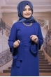 Rana Mavi Elbise - Sümay Moda