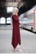 Hira Takım - Bordo - Sure Tesettür