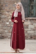 KuşGözü Tunik - Bordo - Sure Tesettür