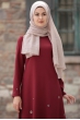 KuşGözü Tunik - Bordo - Sure Tesettür