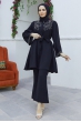 Mona Tunik Pantolon Takım - Siyah