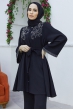 Mona Tunik Pantolon Takım - Siyah