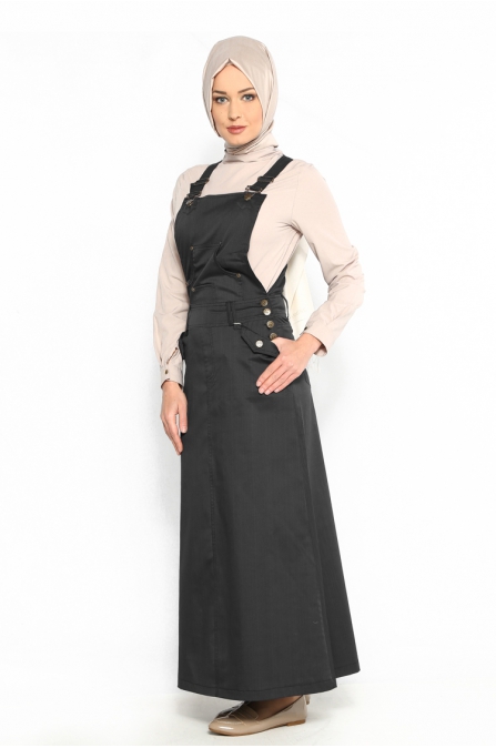 Bahçıvan Elbise - Siyah