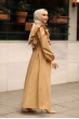 Fırfırlı Elbise Camel