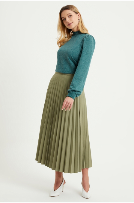 Piliseli Basic Etek - Mint