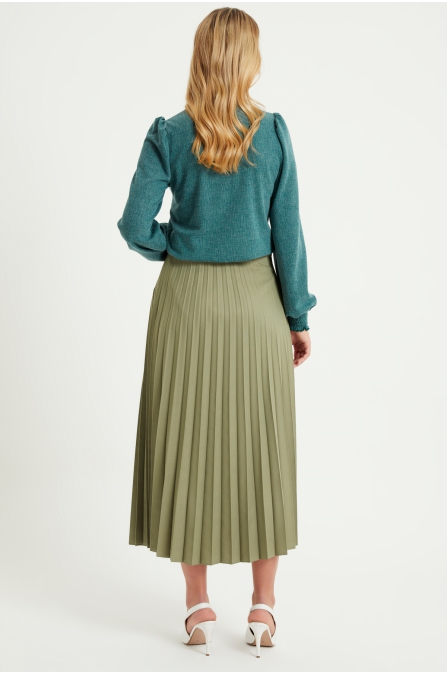 Piliseli Basic Etek - Mint