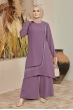 Zincirli Tunik Pantolon Takım - Leylak