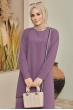 Zincirli Tunik Pantolon Takım - Leylak