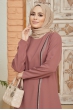 Zincirli Tunik Pantolon Takım - Gül Kurusu